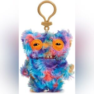 Fuggler Plush Keychain in a rainbow of colors button eyes teeth too NWT